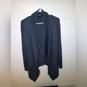 EUC 89th & Madison Grey Zipper Cardigan M
